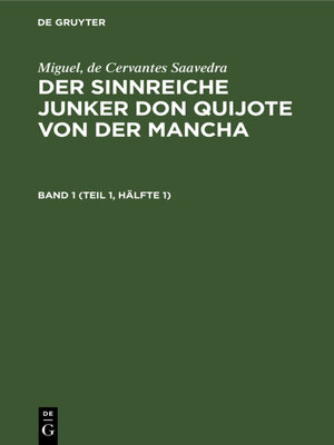 cover image of Miguel, de Cervantes Saavedra